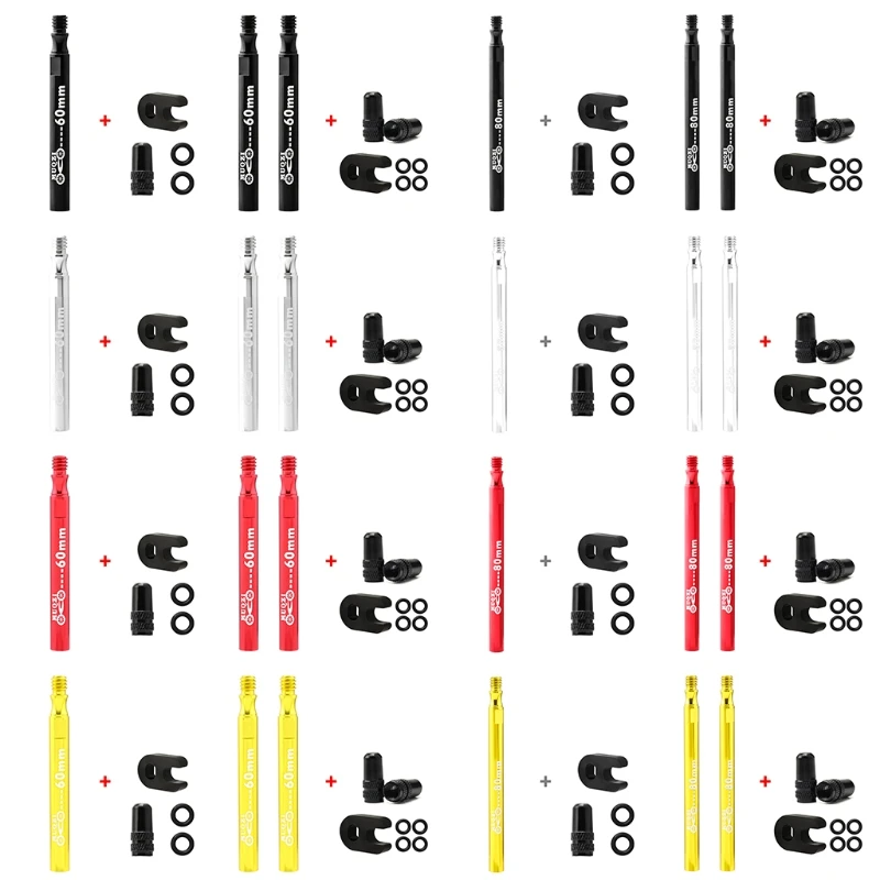 Presta for Valve Extender 60mm 80mm Removable Tire Inner Tube Extension for Valve with Wrench E56D
Presta for Valve Extender 60mm 80mm Removable Tire Inner Tube Extension for Valve with Wrench E56D