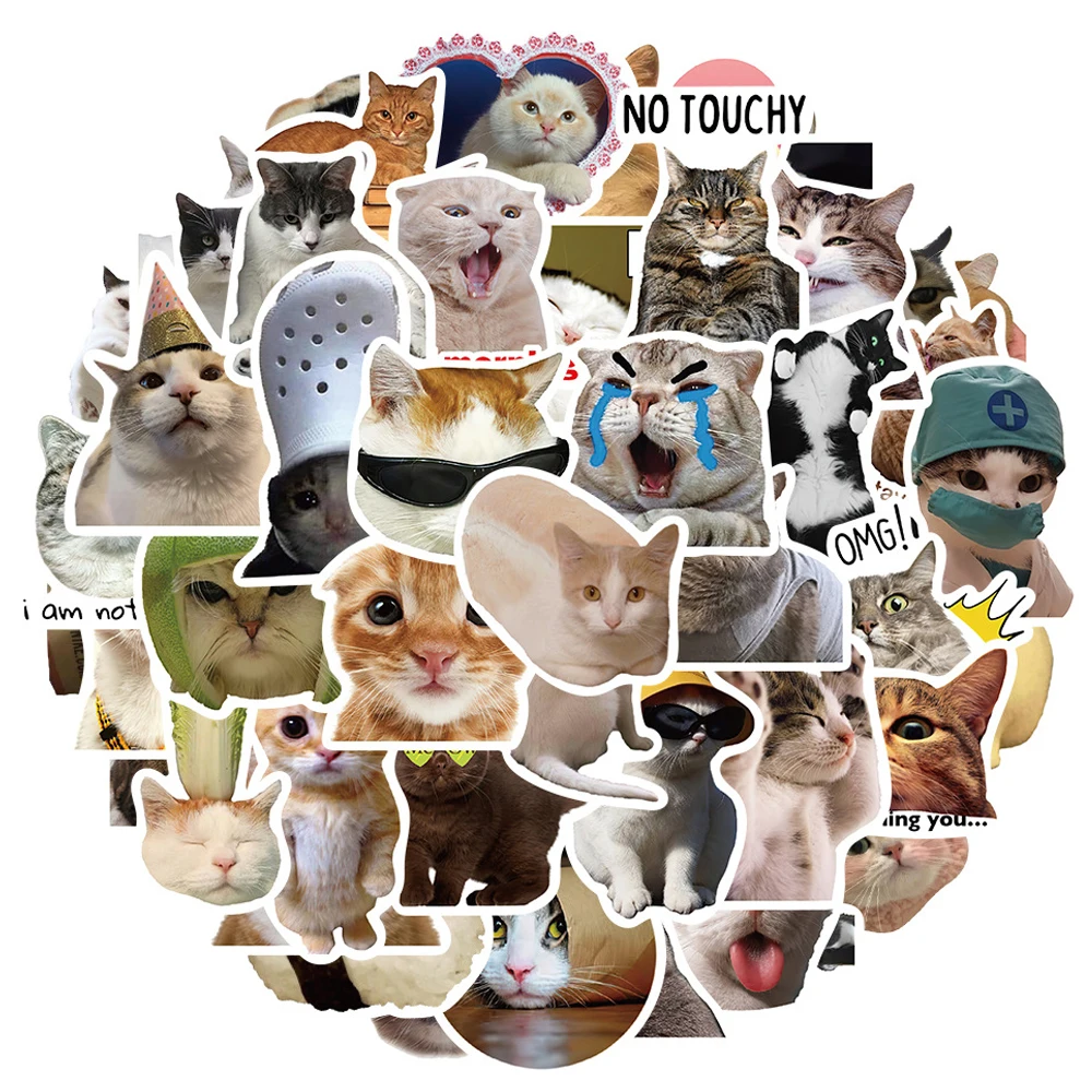 10/30/50pcs Cute Funny Animal Cat Meme Stickers Decals Skateboard Laptop Motorcycle Phone Car Wall Waterproof Sticker Kids Toy
10/30/50pcs Cute Funny Animal Cat Meme Stickers Decals Skateboard Laptop Motorcycle Phone Car Wall Waterproof Sticker Kids Toy