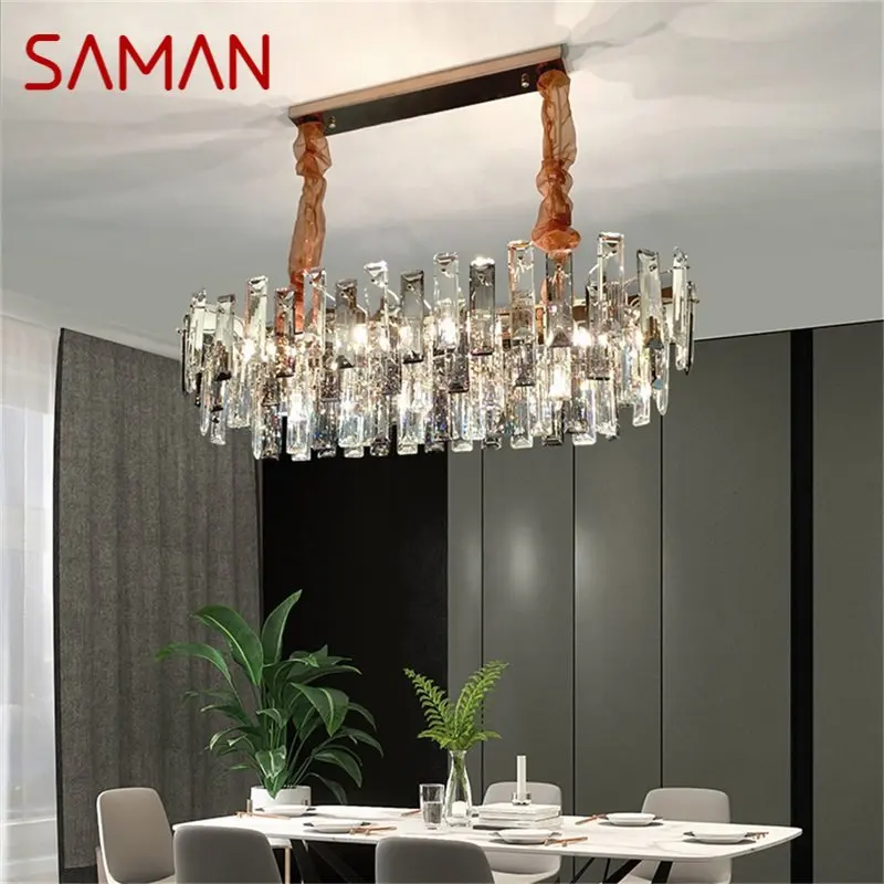 SAMAN Pendant Light Postmodern Luxury Round LED Lamp Fixture For Home Decoration Living Room
SAMAN Pendant Light Postmodern Luxury Round LED Lamp Fixture For Home Decoration Living Room