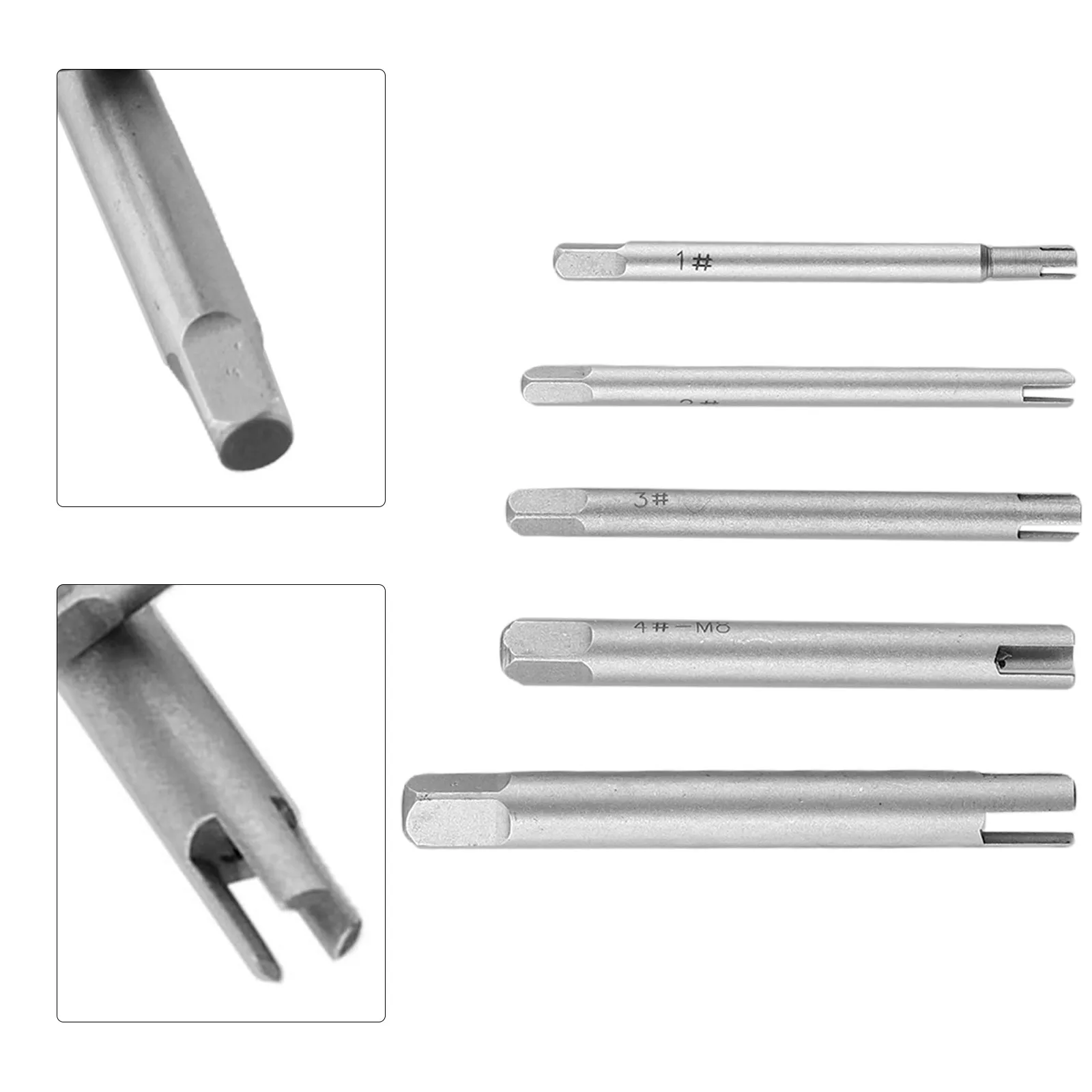 5pcs 3 Claw Broken Tap Extractor M4 M5 M6 M8 M10 Model Metric Teeth Square Head Alloy Steel Use W Wrench Tapper Electric Tool
5pcs 3 Claw Broken Tap Extractor M4 M5 M6 M8 M10 Model Metric Teeth Square Head Alloy Steel Use W Wrench Tapper Electric Tool