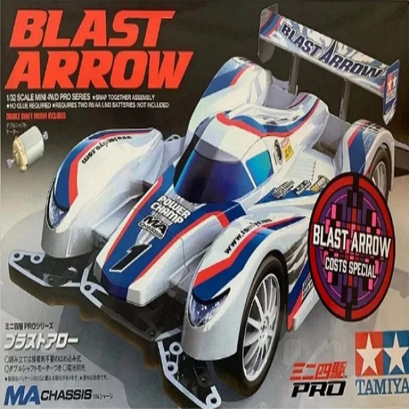 

Authentic TAMIYA Mini 4WD Car Model Blast Arrow COSTS Special Salomon Fat Lee Leong Co-branded Limited Edition MA Chassis 18635