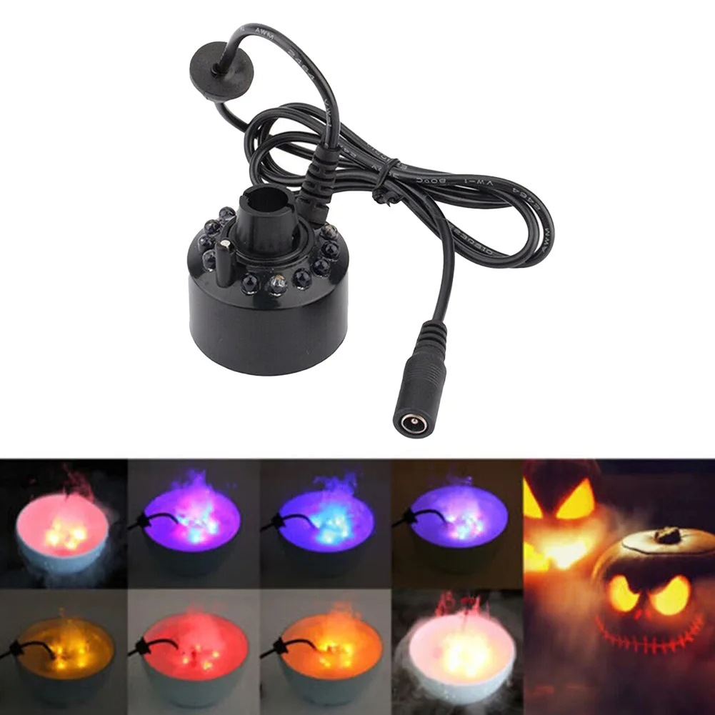 12 LED Colorful Light Ultrasonic Mist Maker Fogger Fog Water Fountain Pond Atomizer Air Humidifier Garden Outdoor Sprayer Tool
12 LED Colorful Light Ultrasonic Mist Maker Fogger Fog Water Fountain Pond Atomizer Air Humidifier Garden Outdoor Sprayer Tool