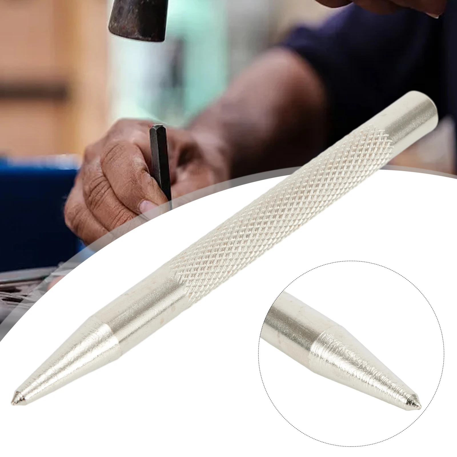 New Durable Hot Sale Practical Useful Knurled Centre Punch Spot Dot Center Center Punches Tool 3.7 Inch Drilling
New Durable Hot Sale Practical Useful Knurled Centre Punch Spot Dot Center Center Punches Tool 3.7 Inch Drilling