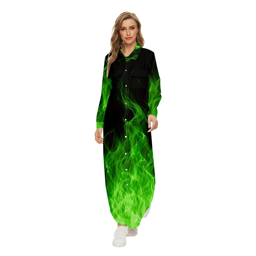 SOJINM Elegant Ladies Dresses Green Print Long Dress Women Single Button Spring Party Dress Loose Irregular Maxi Beach Dress 2XL
SOJINM Elegant Ladies Dresses Green Print Long Dress Women Single Button Spring Party Dress Loose Irregular Maxi Beach Dress 2XL