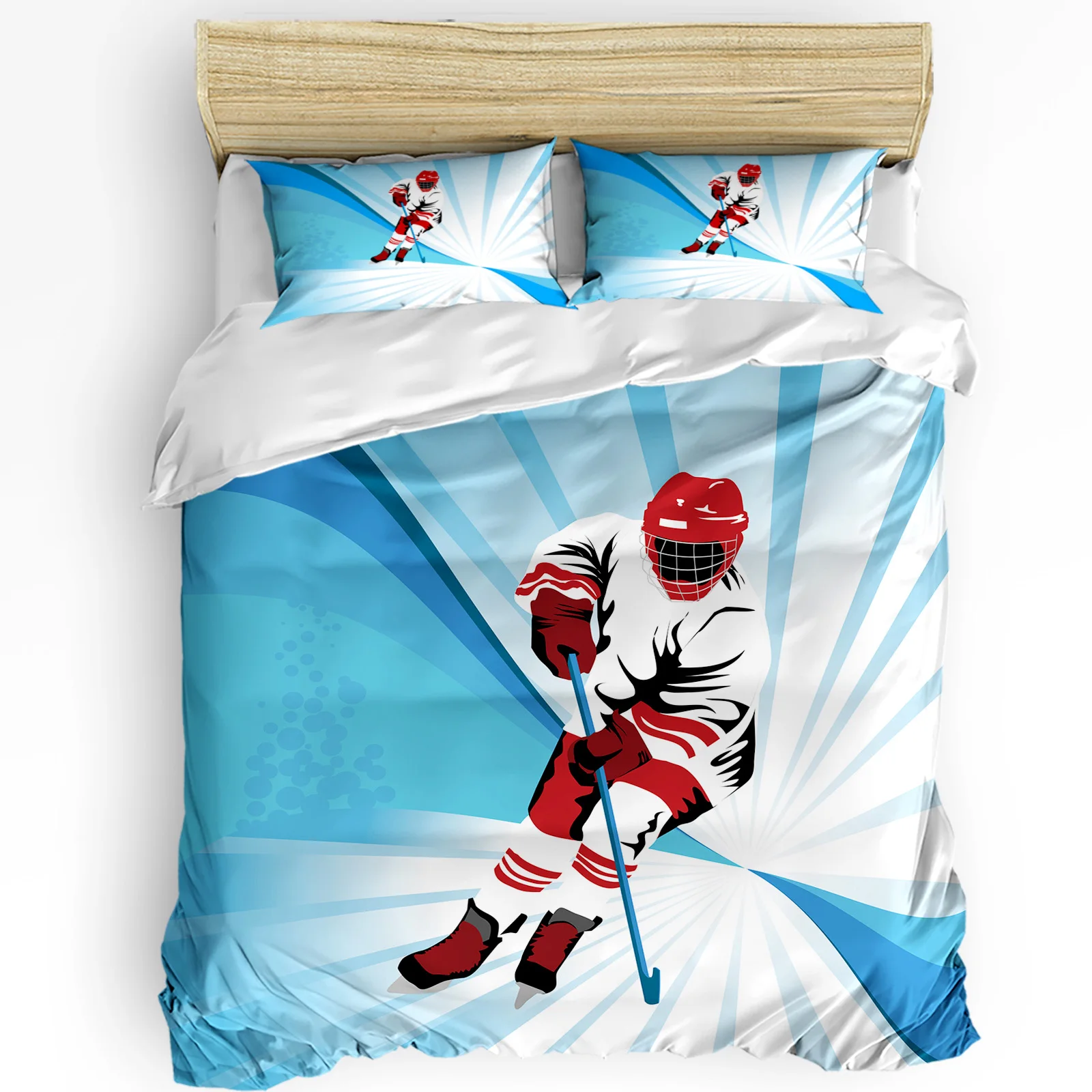 Ice Hockey Sports Bedding Set 3pcs Boys Girls Duvet Cover Pillowcase Kids Adult Quilt Cover Double Bed Set Home Textile
Ice Hockey Sports Bedding Set 3pcs Boys Girls Duvet Cover Pillowcase Kids Adult Quilt Cover Double Bed Set Home Textile