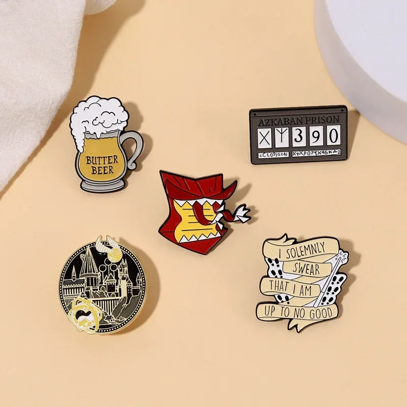 New Product Originality Metal School Knight Badge Magic Spell Enamel Pins Design Personality Cartoon Brooch Gift Letter
New Product Originality Metal School Knight Badge Magic Spell Enamel Pins Design Personality Cartoon Brooch Gift Letter