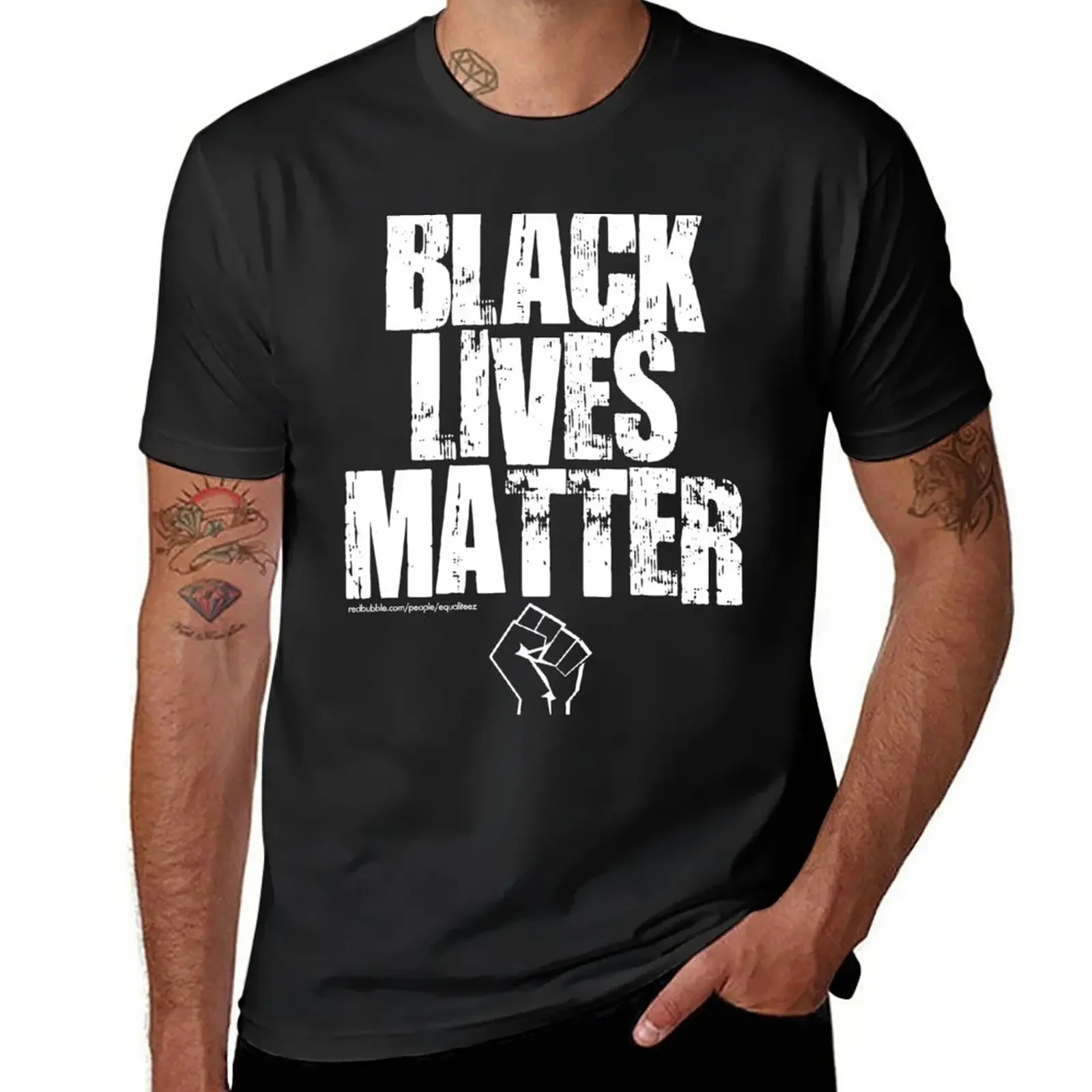 

BLACK LIVES MATTER TOO T-Shirt boys whites tees heavyweight t shirts for men