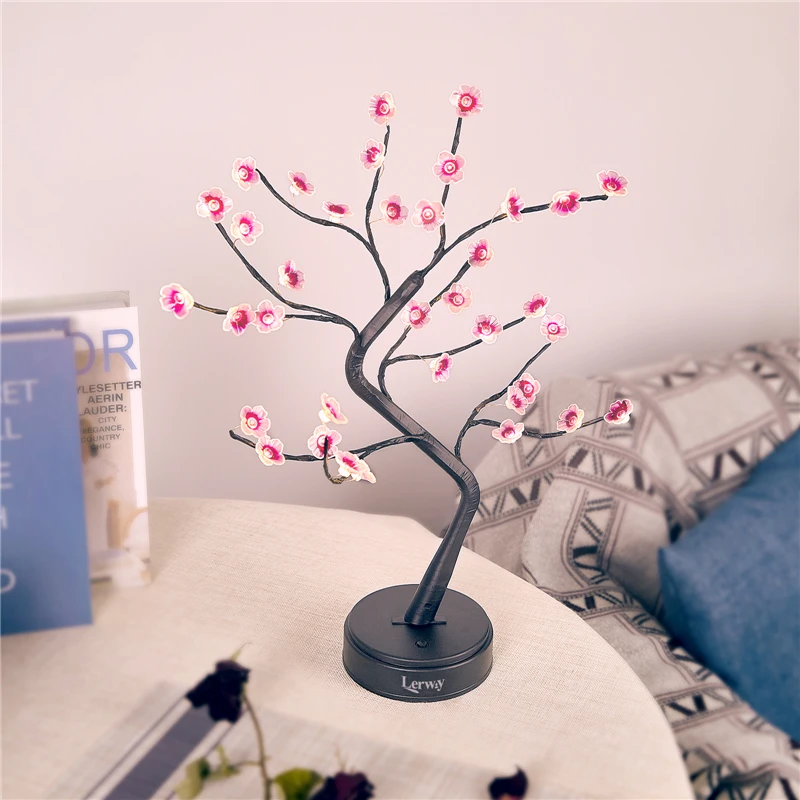 Cherry-Blossom-Style Decorative Tabletop Lamp LED Tree Light Spirit Fairy Light for Home Party Wedding Festival Holiday Wedding
Cherry-Blossom-Style Decorative Tabletop Lamp LED Tree Light Spirit Fairy Light for Home Party Wedding Festival Holiday Wedding