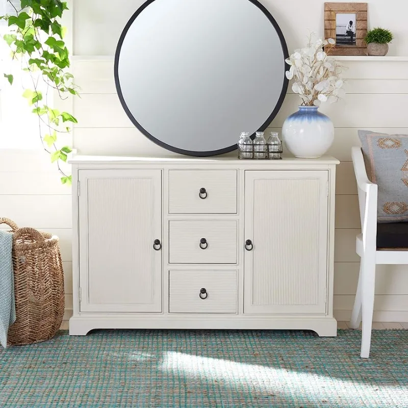 Safavieh Home Collection Adiland Distressed White 2-Door 3-Drawer Storage Buffet Sideboard Table (Fully Assembled)
Safavieh Home Collection Adiland Distressed White 2-Door 3-Drawer Storage Buffet Sideboard Table (Fully Assembled)