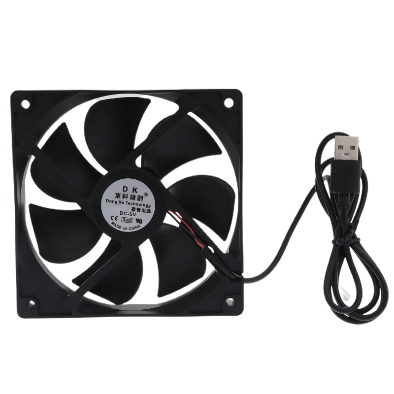 Porous Bearing Cooling Fan 120x120x25mm 5V USB Chassis Radiator for Desktop for Dropship
Porous Bearing Cooling Fan 120x120x25mm 5V USB Chassis Radiator for Desktop for Dropship