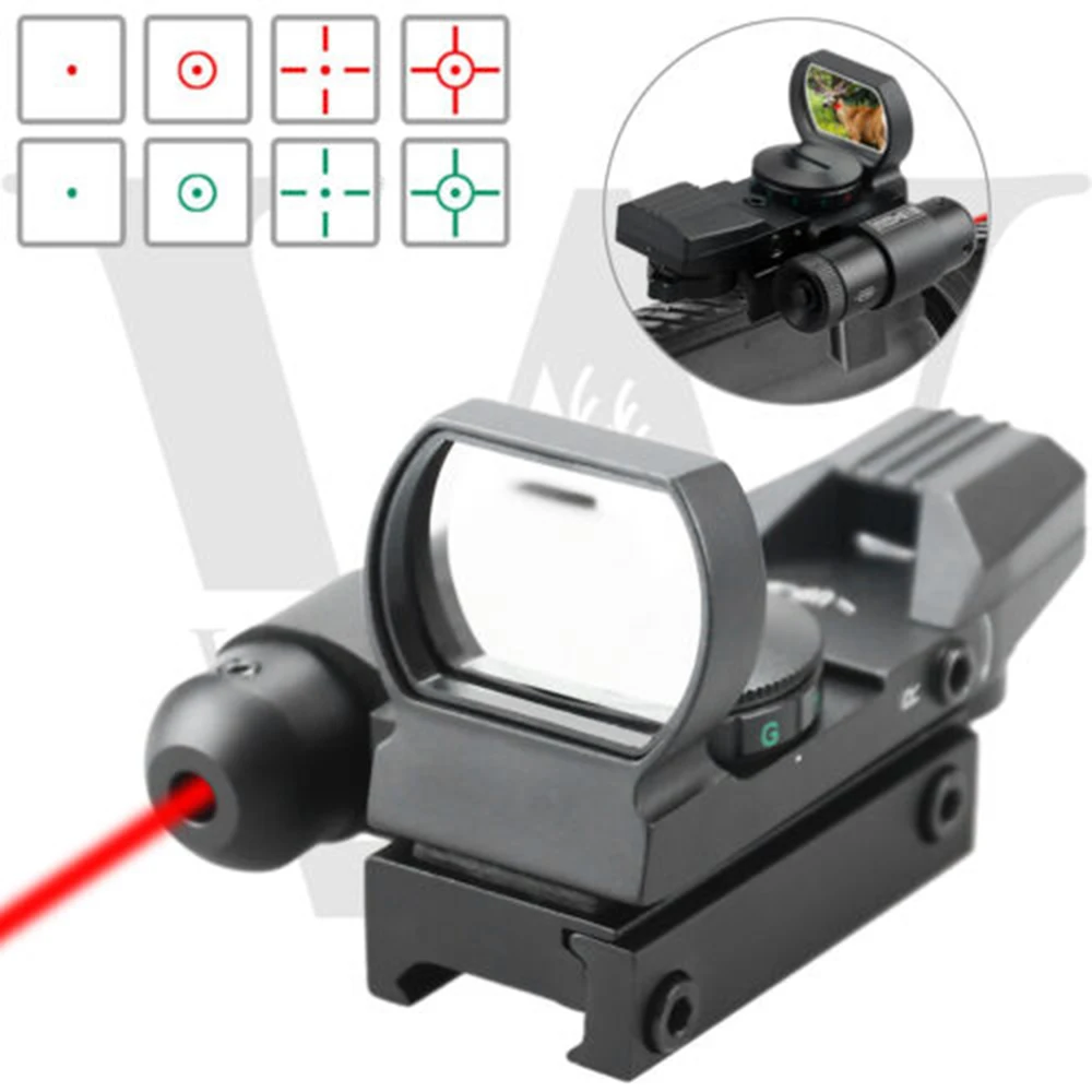 Tactical Four Variable Green Red Dot Sights With Picatinny Rail Mount for Rifle Pistol Riflescope Sight Hunting Holographic Scop
Tactical Four Variable Green Red Dot Sights With Picatinny Rail Mount for Rifle Pistol Riflescope Sight Hunting Holographic Scop