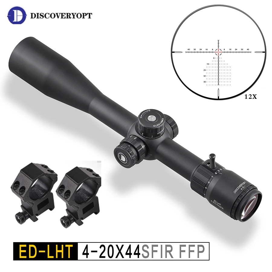 New Discovery ED light 4-20X44SFIR FFP Tactical Sight Lighting Ultra HD First focal Plane Imported Glass Lifetime warranty
New Discovery ED light 4-20X44SFIR FFP Tactical Sight Lighting Ultra HD First focal Plane Imported Glass Lifetime warranty