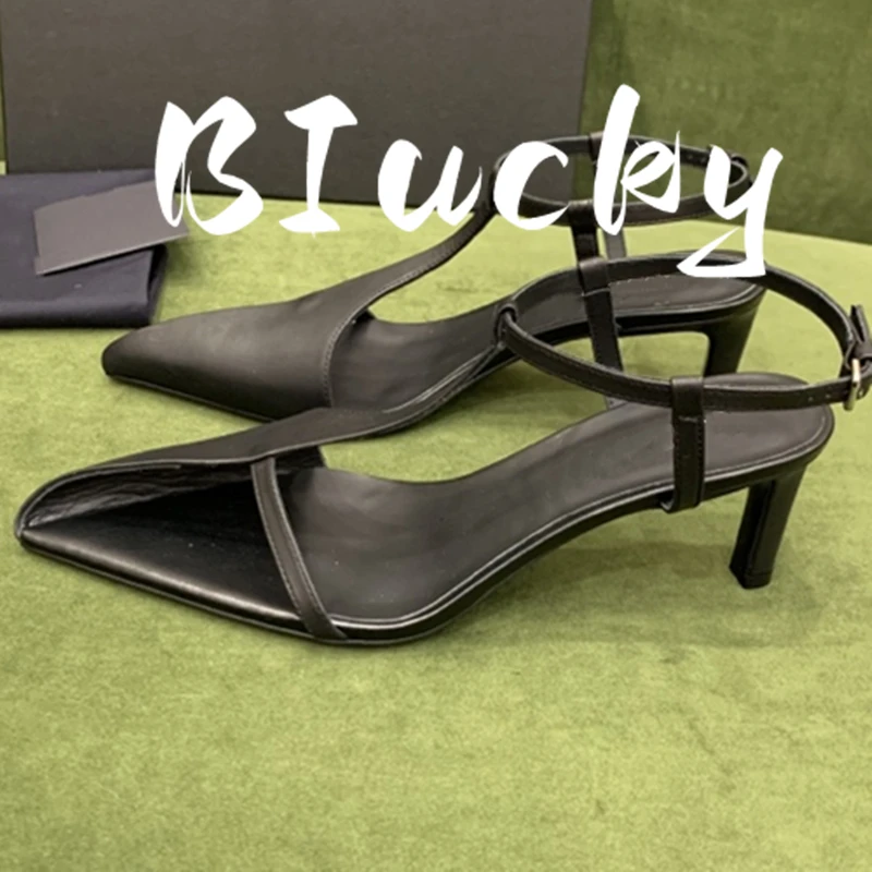 2023 New Women's High heeled Sandals Slender Heel Design Trendy Styles Genuine Leather Material
2023 New Women's High heeled Sandals Slender Heel Design Trendy Styles Genuine Leather Material
