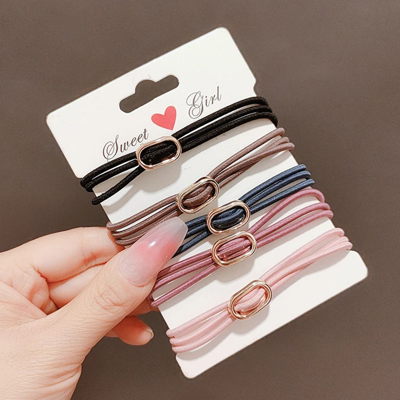 2pcs/set New Simple Elastic Hair Ties Band Women Girls Fashion Hair Scrunchies Ponytail Holder Rubber Hair Rope Head Accessories
2pcs/set New Simple Elastic Hair Ties Band Women Girls Fashion Hair Scrunchies Ponytail Holder Rubber Hair Rope Head Accessories