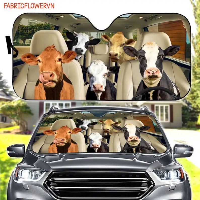 Cow Car Sunshade, Cow Car Decoration, Cow Windshield, Cow Lovers Gift, Animal Car Sunshade, Gift For Mom, Gift For Dad
Cow Car Sunshade, Cow Car Decoration, Cow Windshield, Cow Lovers Gift, Animal Car Sunshade, Gift For Mom, Gift For Dad