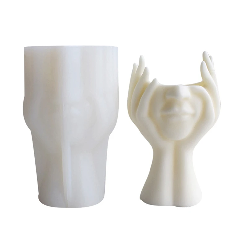 DIY Hand Holding Face Vase, Silicone Mold Abstract Vase Art Design Mold, Home Unique Style Vase
DIY Hand Holding Face Vase, Silicone Mold Abstract Vase Art Design Mold, Home Unique Style Vase