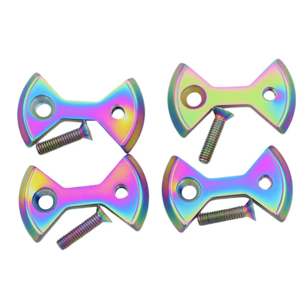 4pcs Bike Pedal Plate Bow For SpeedPlay With Bolt Titanium Alloy Ultralight Cycling Replace Bolts Mountain Bikes Accessorie
4pcs Bike Pedal Plate Bow For SpeedPlay With Bolt Titanium Alloy Ultralight Cycling Replace Bolts Mountain Bikes Accessorie