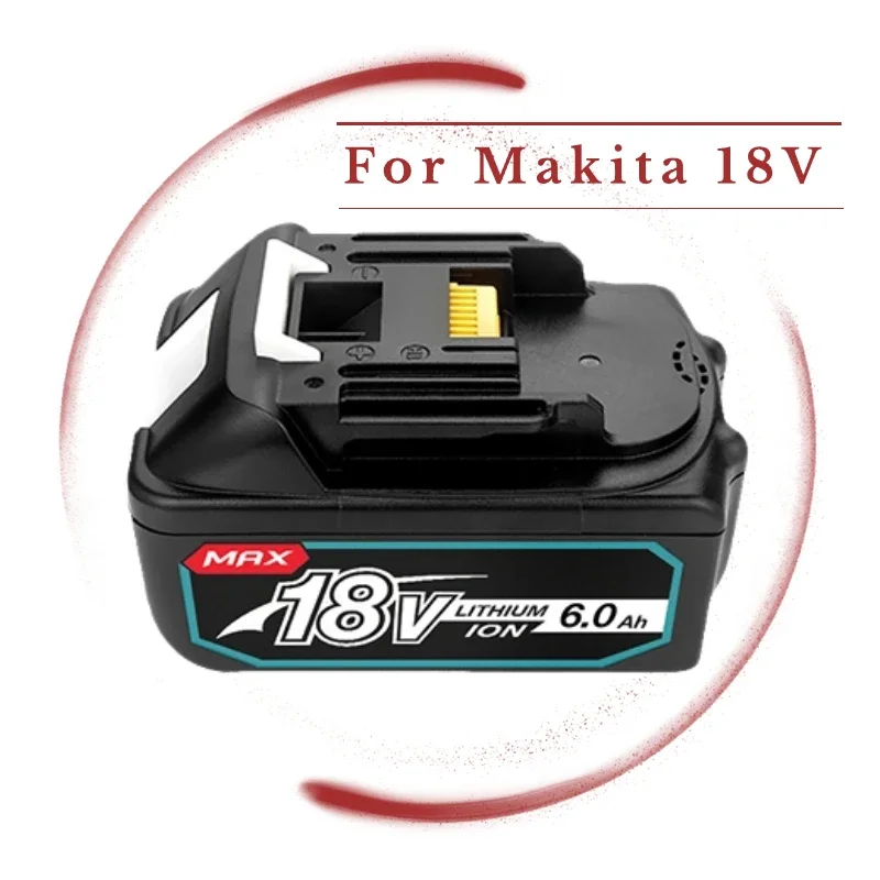 

100% Original for Makita 18V 6.0Ah Rechargeable Power Tool Battery Lithium ion Replacement LXT BL1860B BL1860 BL1850 DHP482RFX9