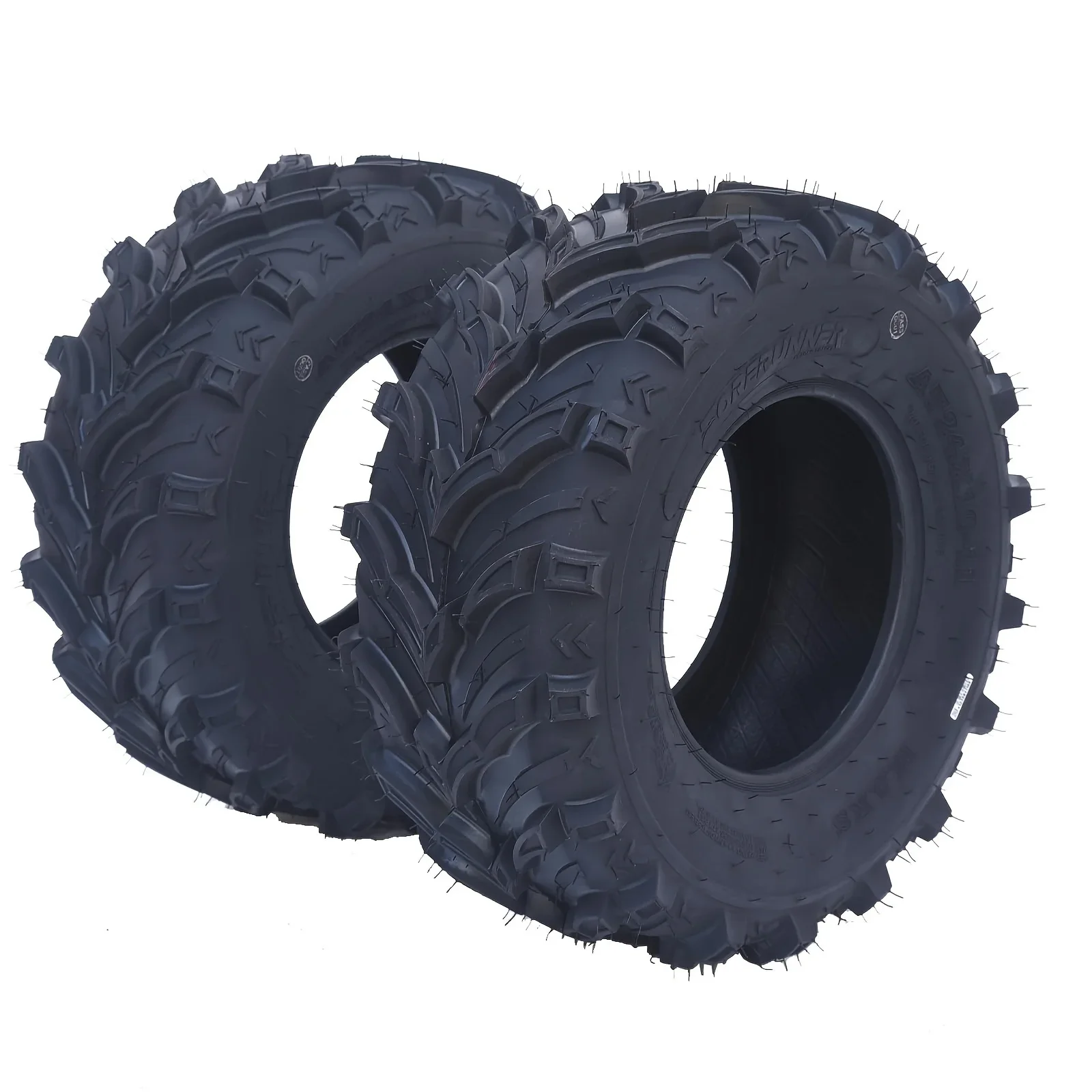 

Enhanced High Traction 6-Ply Strength Durable 24X10-11 ATV All-Terrain Tires - 2pcs for Mud, UTV, SxS - Off-Road Grip Upgrade