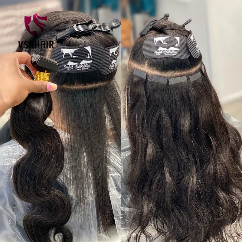 Vsr Hair Body Wave Tape In Hair Extension Black Color 24" 40Pcs Full Head Blue Tape Human Hair Extensions For Salon Women
Vsr Hair Body Wave Tape In Hair Extension Black Color 24" 40Pcs Full Head Blue Tape Human Hair Extensions For Salon Women