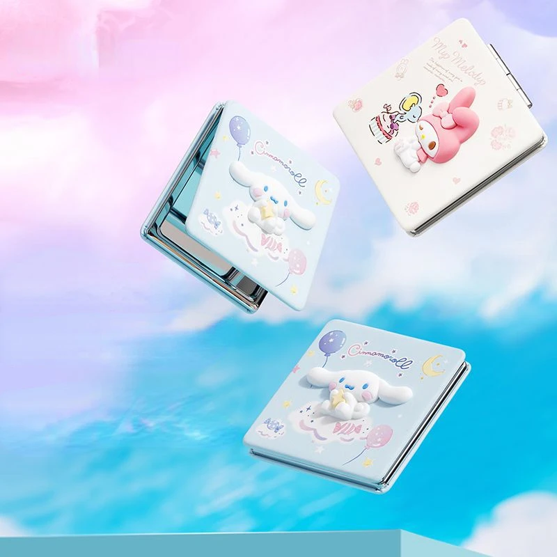 Sanrio складное маленькое зеркало Cinnamoroll Kuromi моя мелодия понравико маленькое портативное милое мультяшное зеркало HD 
Sanrio складное маленькое зеркало Cinnamoroll Kuromi моя мелодия понравико маленькое портативное милое мультяшное зеркало HD