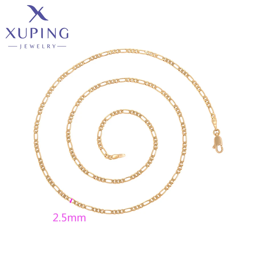 

Xuping Jewelry New Arrival Simple 50cm 60cm Chain Pendant Necklace of Gold Color Women Men Exquisite Gift X000441947