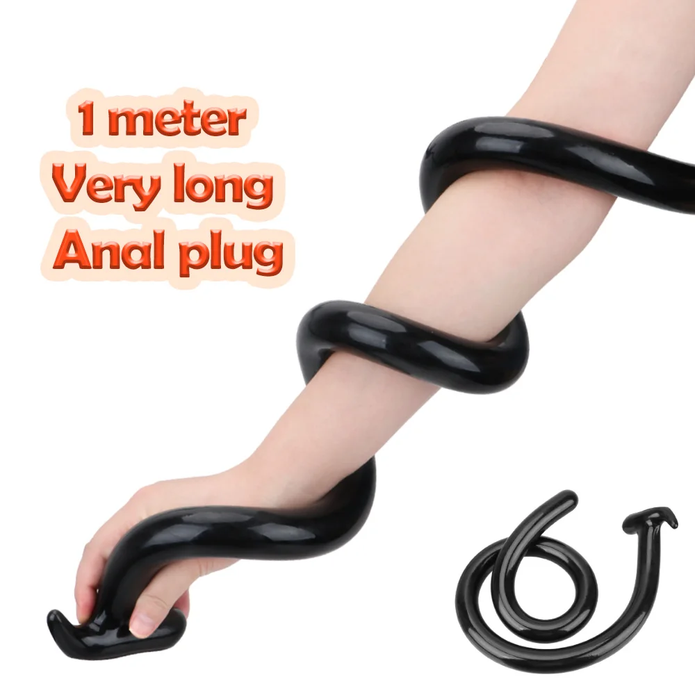 

Super Long Anal Plug Sex Toys For Woman Men Dilator Anus Masturbator 1M Butt Plug G Spot Stimulation Dildo Prostate Massager