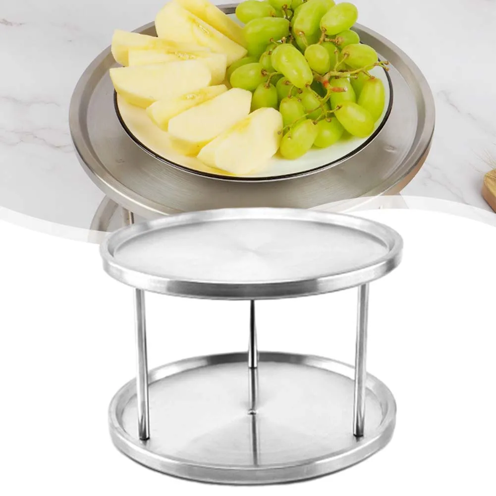 2 Tier Rotation Spice Rack Turntable Holder Tray For Kitchen Storage Carbon Steel Storage Tray For Seasonings And Spices
2 Tier Rotation Spice Rack Turntable Holder Tray For Kitchen Storage Carbon Steel Storage Tray For Seasonings And Spices
