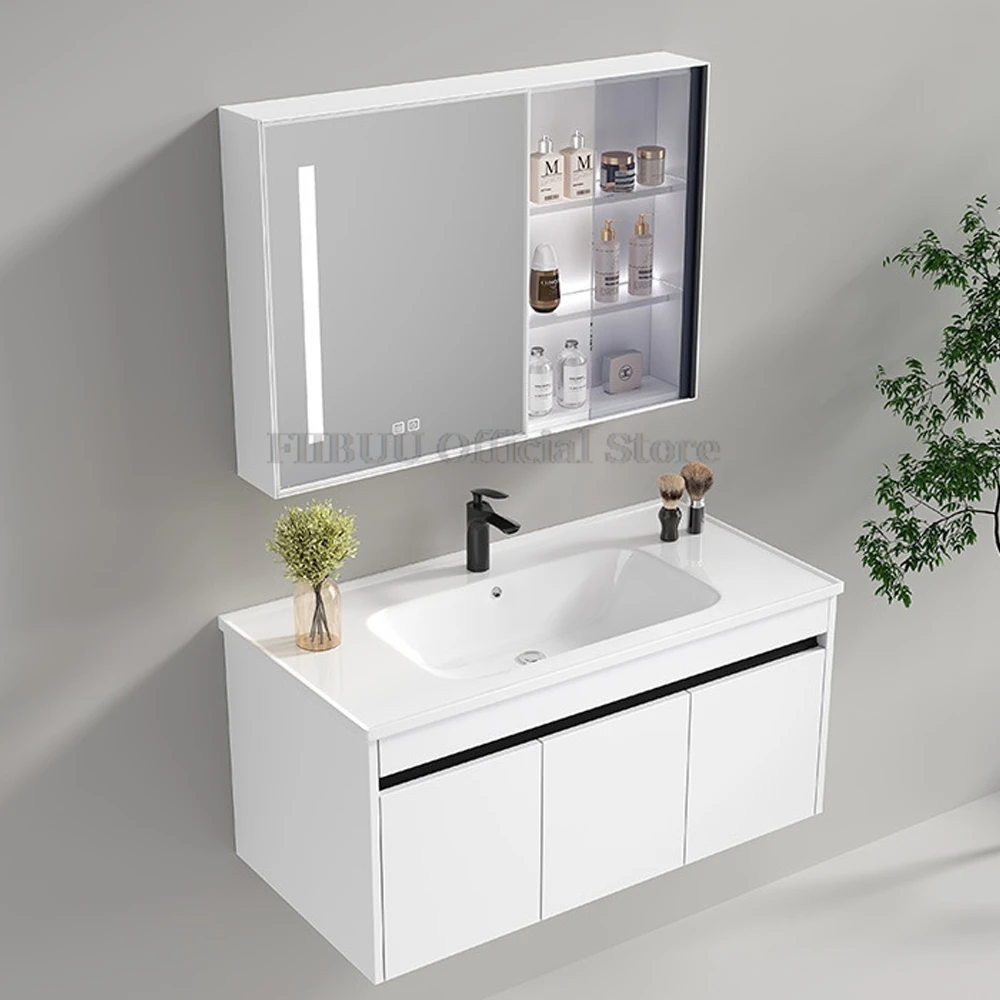 Wall Mounted Bathroom Cabinet Combination Washbasin Sink Vanity Ceramic Integrated Toilet Washbasin Side Cabinet Mirror Cabinet
Wall Mounted Bathroom Cabinet Combination Washbasin Sink Vanity Ceramic Integrated Toilet Washbasin Side Cabinet Mirror Cabinet