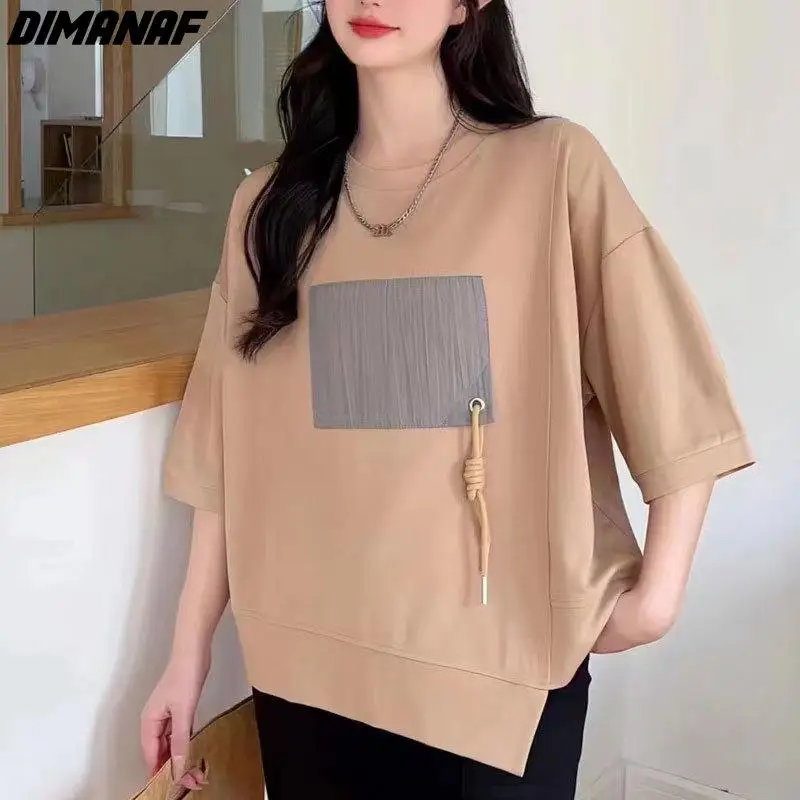 Dimanaf 2024 New Women T-Shirt Bat Zipper Female Solid O-Neck Cotton Loose Short Sleeve Big Size Tops&Tees Yellow
Dimanaf 2024 New Women T-Shirt Bat Zipper Female Solid O-Neck Cotton Loose Short Sleeve Big Size Tops&Tees Yellow