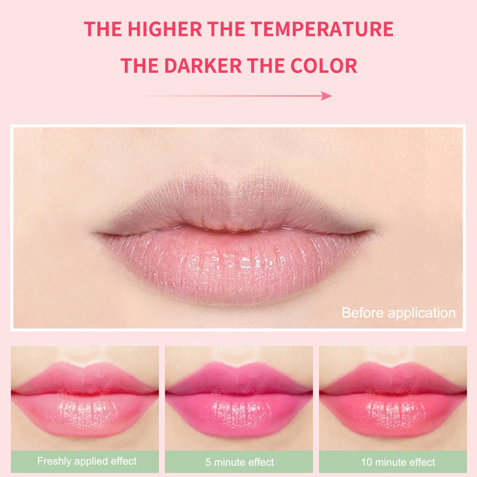 Temperature Change Lipstick Moisturizer Lip Balm Natural Color Lip Care Suitable for Professional & Home Use
Temperature Change Lipstick Moisturizer Lip Balm Natural Color Lip Care Suitable for Professional & Home Use