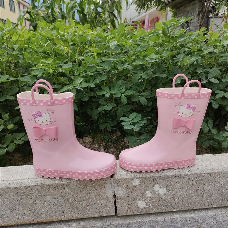 Sanrio Hello Kitty Rain Boots Children Comfortable Anime Can Be Worn In All Seasons Children's Shoes Water Shoes Kids Kawaii Hot
Sanrio Hello Kitty Rain Boots Children Comfortable Anime Can Be Worn In All Seasons Children's Shoes Water Shoes Kids Kawaii Hot