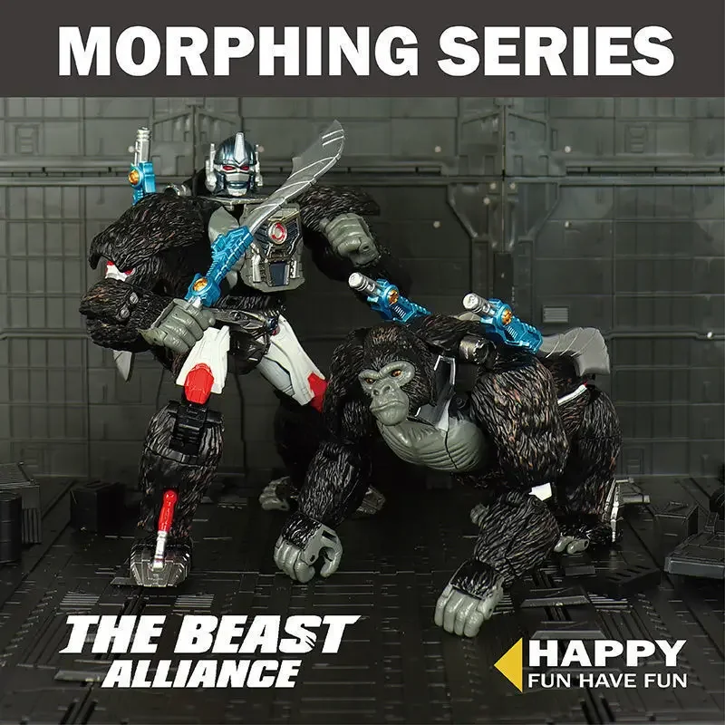 

Фигурка робота-трансформера TB01, аниме-фигурка призмального командующего Королевство, чимпанзе, капитана из м/ф «чудовище войны», деформированный робот, Горилла