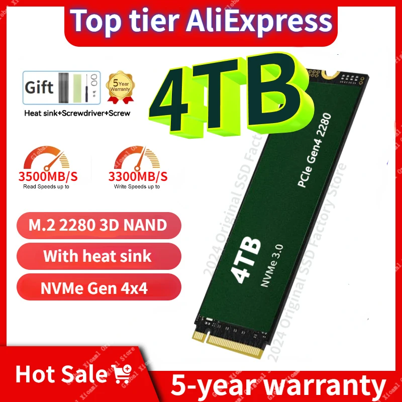 4TB 2TB 990 Pro 1TB M.2 SSD M2 PCIe 5.0 NVME Solid State Drive 2280 Internal Hard Disk ssd nvme m2 hdd for Laptop playstation 5
4TB 2TB 990 Pro 1TB M.2 SSD M2 PCIe 5.0 NVME Solid State Drive 2280 Internal Hard Disk ssd nvme m2 hdd for Laptop playstation 5
