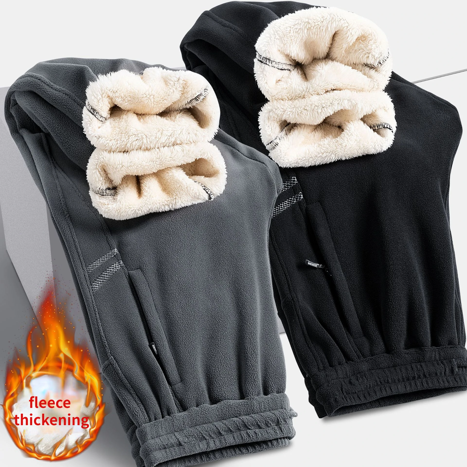 New Men's Brushed Cashmere Autumn and Winter Cashmere Thickened Sports Leggings Men's Pants Warm Keeping Outwear Casual Pants
New Men's Brushed Cashmere Autumn and Winter Cashmere Thickened Sports Leggings Men's Pants Warm Keeping Outwear Casual Pants