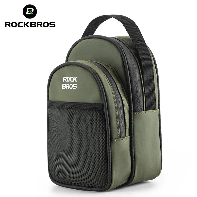 Сумка через плечо ROCKBROS, многофункциональная Передняя из ПВХ сетчатой ткани, 1,8 л, портативная складная, для велосипедных аксессуаров
Сумка через плечо ROCKBROS, многофункциональная Передняя из ПВХ сетчатой ткани, 1,8 л, портативная складная, для велосипедных аксессуаров