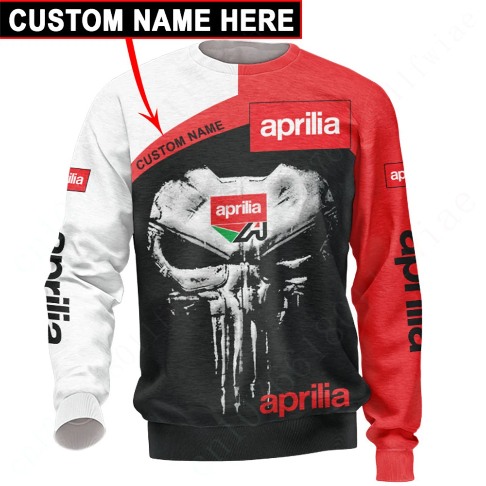 

Aprilia T Shirt For Men Women Unisex Clothing Harajuku Sweatshirt Anime T-shirts Top Casual Quick Drying O Neck Long Sleeve