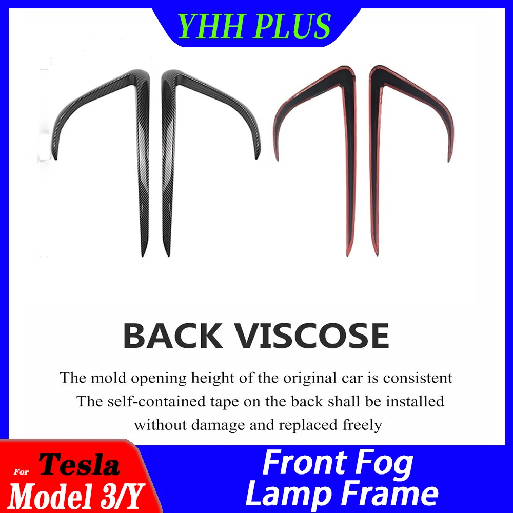 For Tesla Model 3 Y 2023 Front Fog Lamp Frame Model3 Wind Trim Fog Lamp Decoration ModelY Accessories Auto Exterior Parts HOT
For Tesla Model 3 Y 2023 Front Fog Lamp Frame Model3 Wind Trim Fog Lamp Decoration ModelY Accessories Auto Exterior Parts HOT