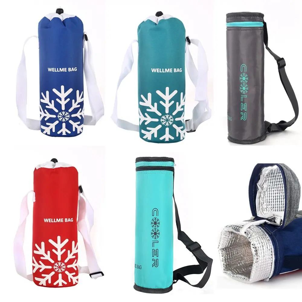 

Oxford cloth Insulated Water Bottle Cover Waterproof With Strap Cup Sleeve Outdoor Sports Thermal Cup Sleeve Drinkware