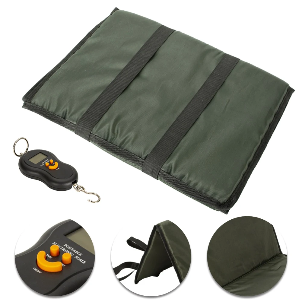 Foldable Fishing Unhooking Mat Carp Landing Mat+Digtal Weihgt Scales Multipurpose Cushion Fishing Tackle Tool
Foldable Fishing Unhooking Mat Carp Landing Mat+Digtal Weihgt Scales Multipurpose Cushion Fishing Tackle Tool