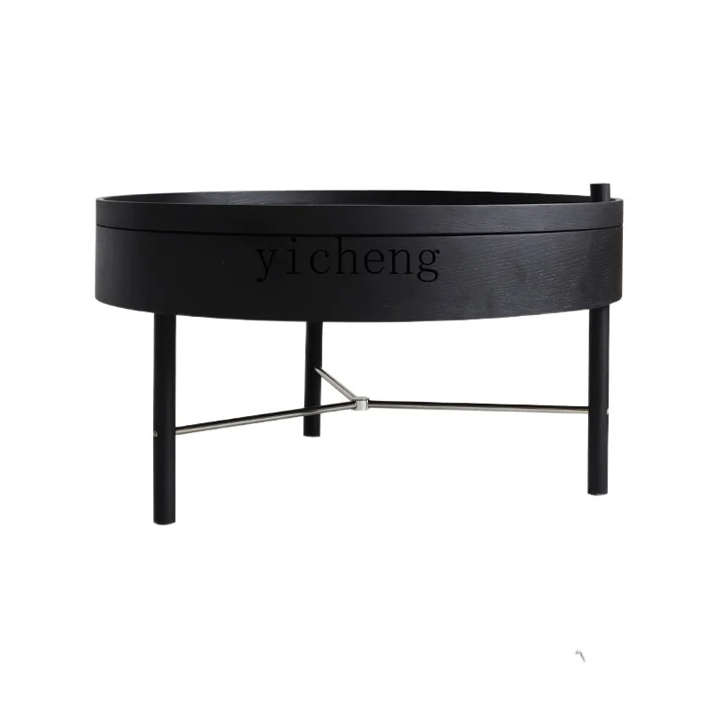 XC Storage Rotating round Tea Table Small Apartment Combination Nordic Simple Modern Living Room Solid Wood Internet Celebrity
XC Storage Rotating round Tea Table Small Apartment Combination Nordic Simple Modern Living Room Solid Wood Internet Celebrity