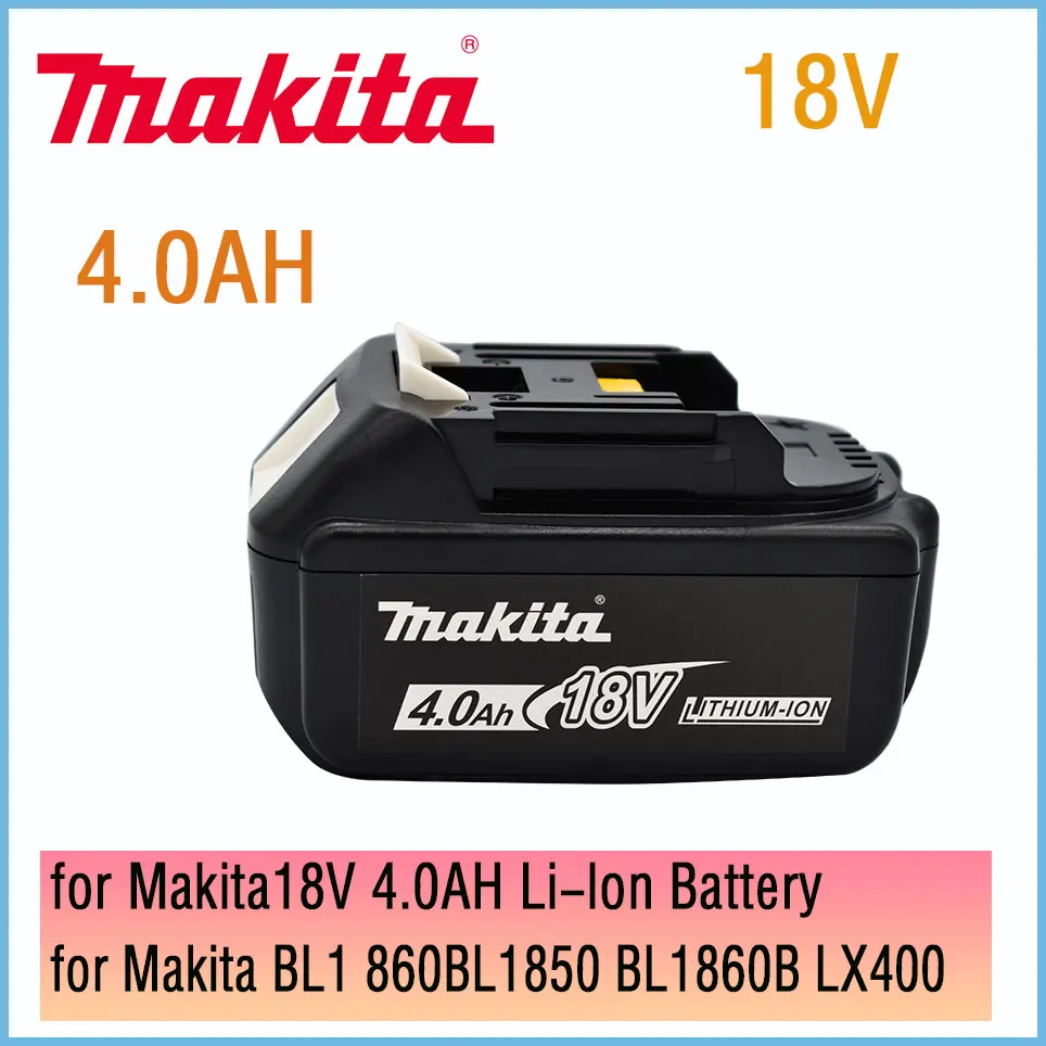 Makita 100%Original 18V 4.0AH 5.0AH 6.0AH Rechargeable Power Tools Battery with LED Li-ion Replacement LXT BL1860B BL1860 BL1850
Makita 100%Original 18V 4.0AH 5.0AH 6.0AH Rechargeable Power Tools Battery with LED Li-ion Replacement LXT BL1860B BL1860 BL1850