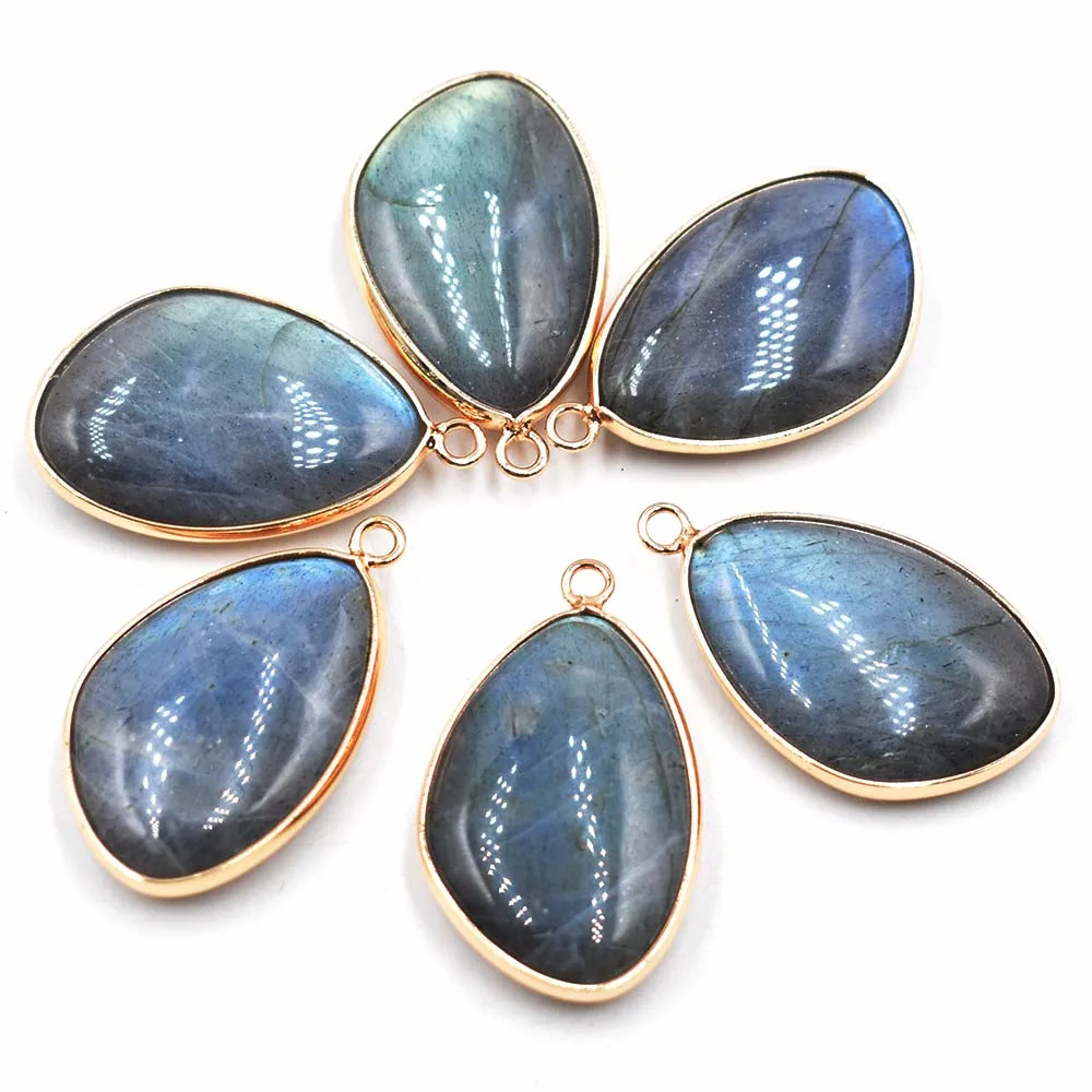New beautiful natural Labradorite Copper Edging Irregular charms Pendants For jewelry making 6pcs/Lot Wholesale free shipping
New beautiful natural Labradorite Copper Edging Irregular charms Pendants For jewelry making 6pcs/Lot Wholesale free shipping