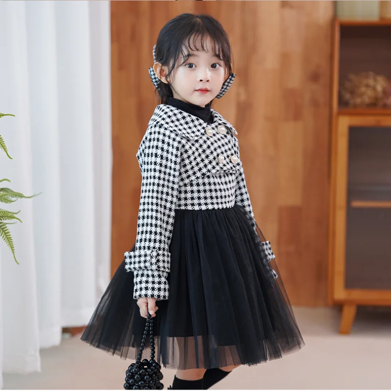 Girls Dress Plaid Outerwear + Tank Top Dress Two Piece Set Ball Gown Sweet Princess Bubble Mesh Dresses for Kid
Girls Dress Plaid Outerwear + Tank Top Dress Two Piece Set Ball Gown Sweet Princess Bubble Mesh Dresses for Kid