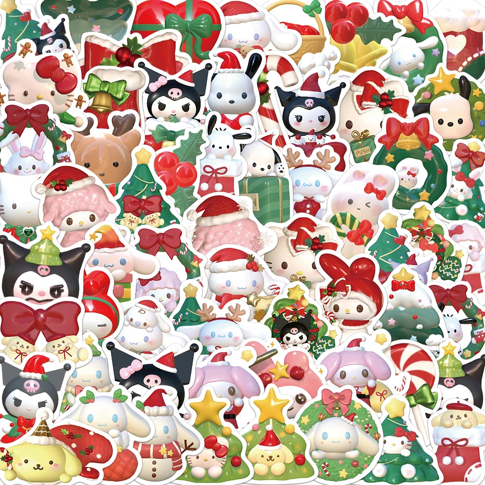 10/30/62pcs Cartoon 3D Christmas Kuromi My Melody Stikers Skateboard Guitar Laptop Bicycle Kids Waterproof Stikers Toys
10/30/62pcs Cartoon 3D Christmas Kuromi My Melody Stikers Skateboard Guitar Laptop Bicycle Kids Waterproof Stikers Toys