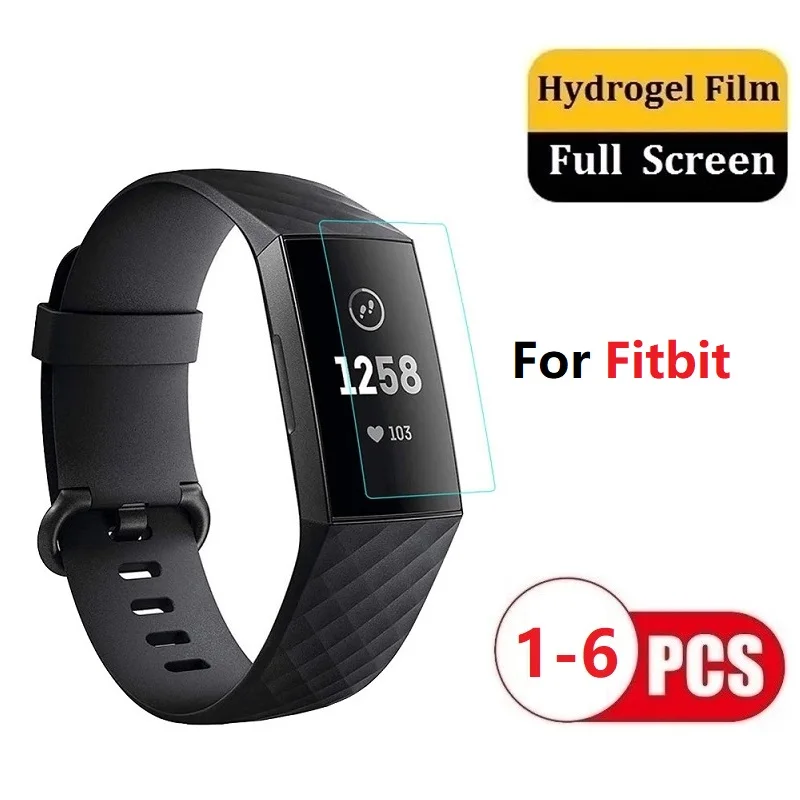 

Hydrogel Protective Film For Fitbit Charge 6 5 4 3 2 Screen Protector For Fitbit Inspire 2 3 HR Luxe Not Glass Watch Full Film