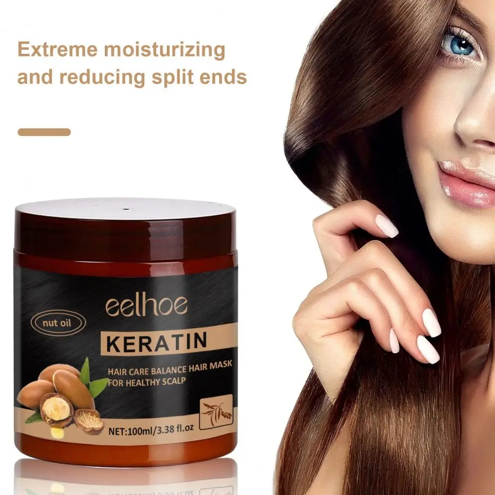 

Nourishing Conditioner Argan Oil Keratin Conditioner for Dry Damaged Hair Repair Growth Promotion Conditioning for Smoothing