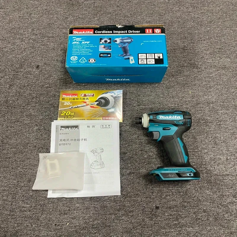 Новинка 2023, беспроводная ударная дрель Makita DTD172 18 в LXT BL с бесщеточным Мотором, электрическая дрель для древесины/болта/Т-режима, только болты 180 Н · м
Новинка 2023, беспроводная ударная дрель Makita DTD172 18 в LXT BL с бесщеточным Мотором, электрическая дрель для древесины/болта/Т-режима, только болты 180 Н · м
