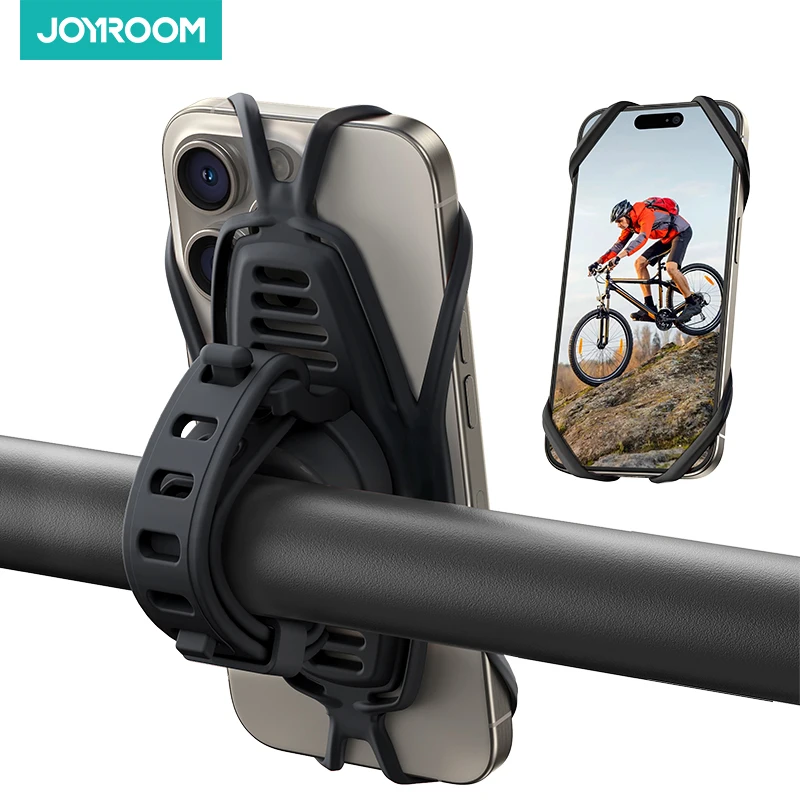 

Joyroom Bike Phone Mount Holder Universal Cell Phone Mount for 4-7" Phone Handlebar Mount for Bicycle Motorcycle Scooter ATV