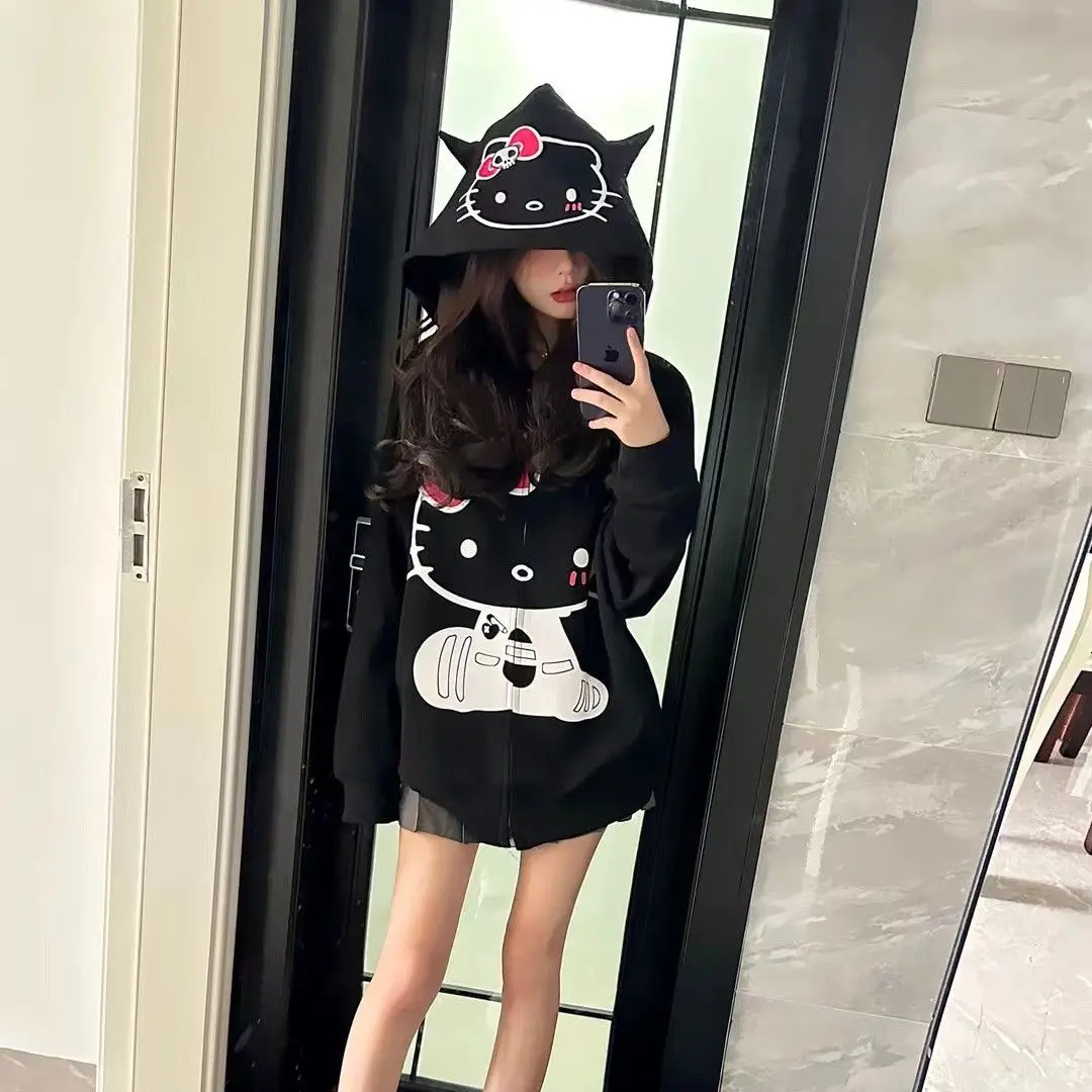 Anime Kawaii Sanrio Hello Kitty Women's Sweatshirt Y2K Spring Autumn New American Style Hooded Coat Couple Coat Gift for Friends
Anime Kawaii Sanrio Hello Kitty Women's Sweatshirt Y2K Spring Autumn New American Style Hooded Coat Couple Coat Gift for Friends